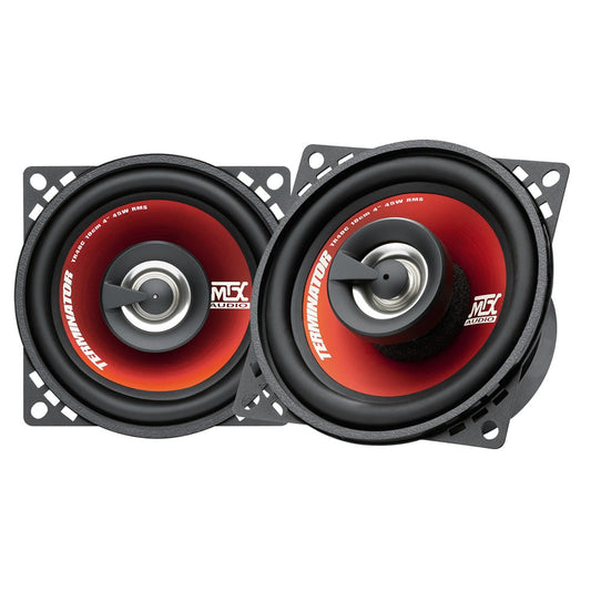 MTX Terminator TR40C coaxial speakers 45w RMS 4Ω
