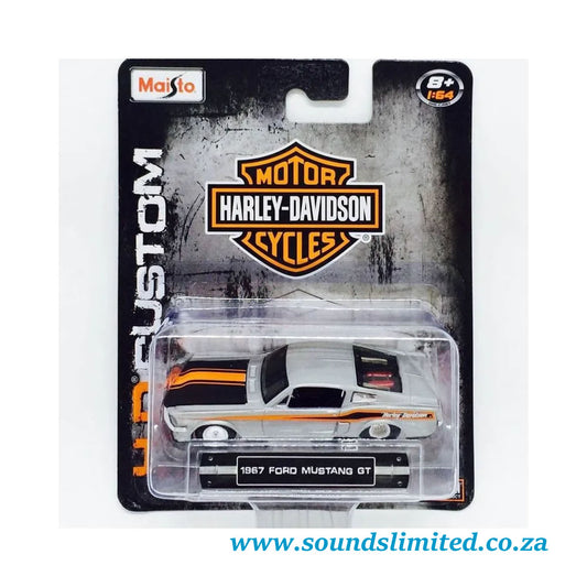 Maisto 1967 Ford Mustang GT Harley Davidson 1:64