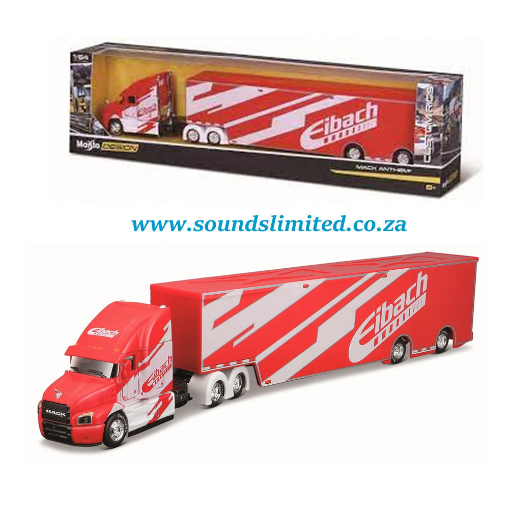 Maisto Custom Hauler Mack Anthem Eibach Diecast Model Truck - 12418