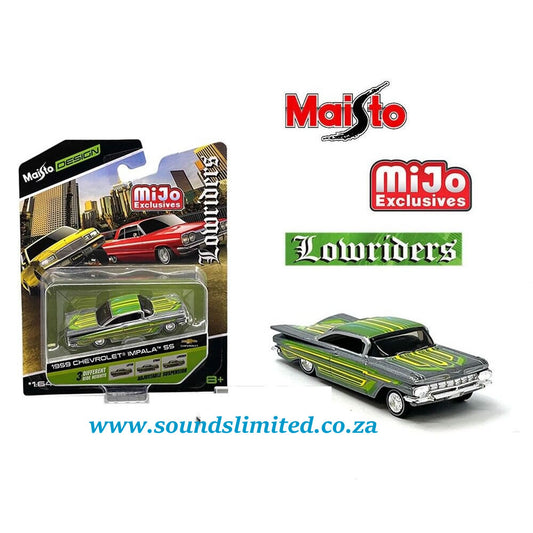 Maisto Lowriders 1959 Chevy Impala SS Mijo Exclusive 1/64 15494-23F