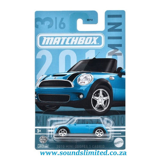 Matchbox 2010 Mini Cooper S Cabrio HVT09