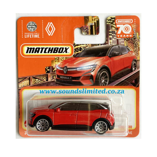Matchbox 2022 Renault Megane Red 70 years