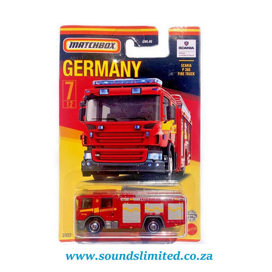 Matchbox Best of Germany 2022 Scania P360 Fire Truck