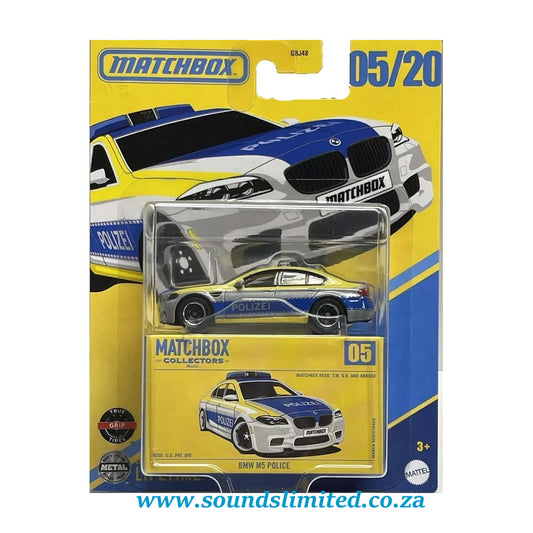 Matchbox Collectors BMW M5 Police #05 JCL36