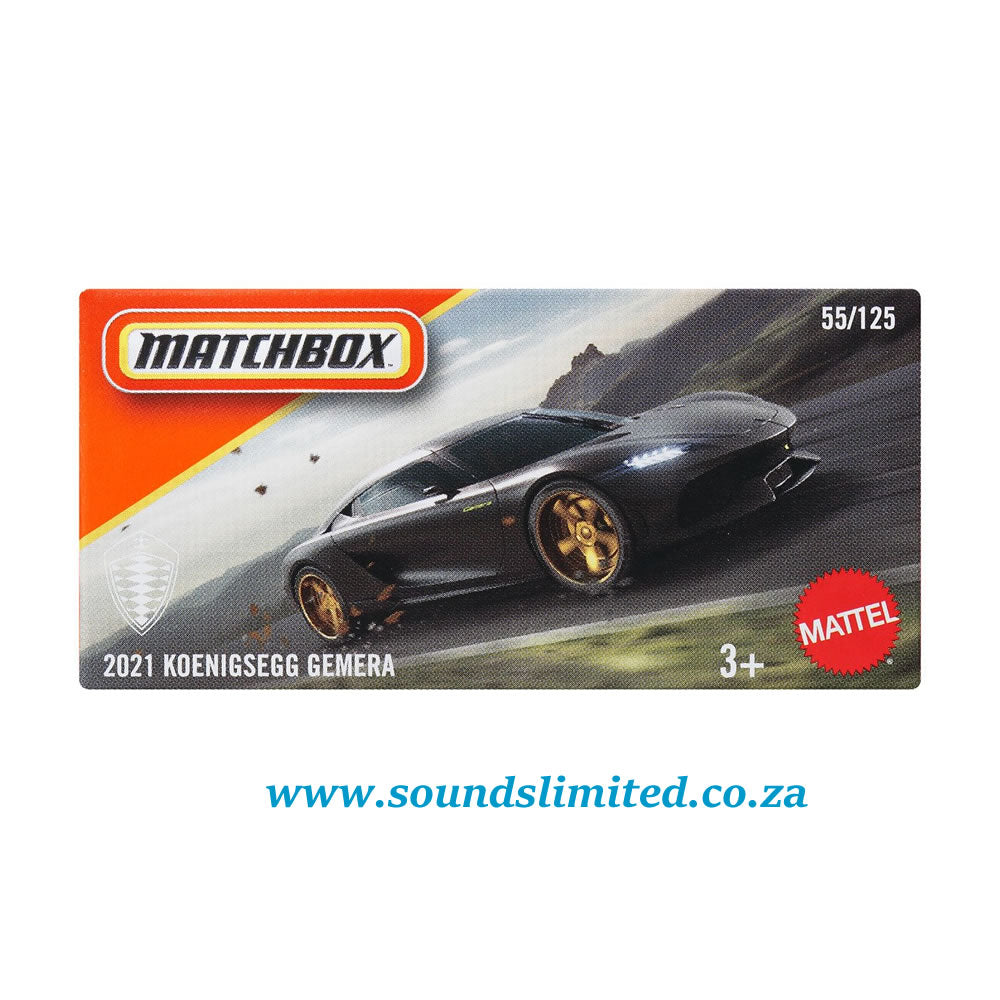 Matchbox Power Grabs 2021 Koenigsegg Gemera JBV42