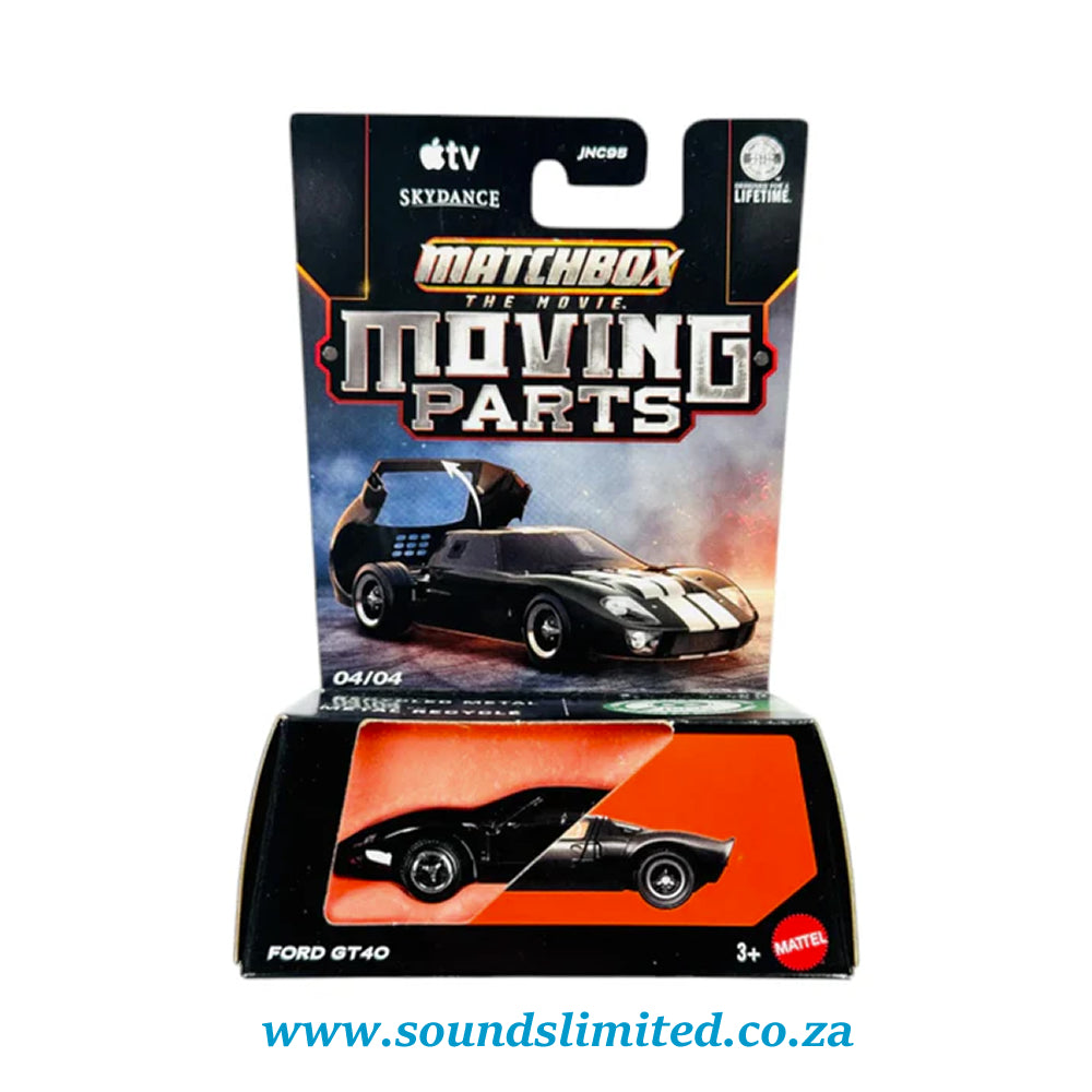 Matchbox The Movie Moving Parts Ford GT40 Black JND35