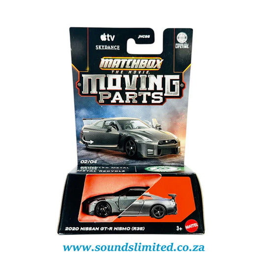 Matchbox The Movie Moving Parts Nissan GT-R Nismo R35 JND37