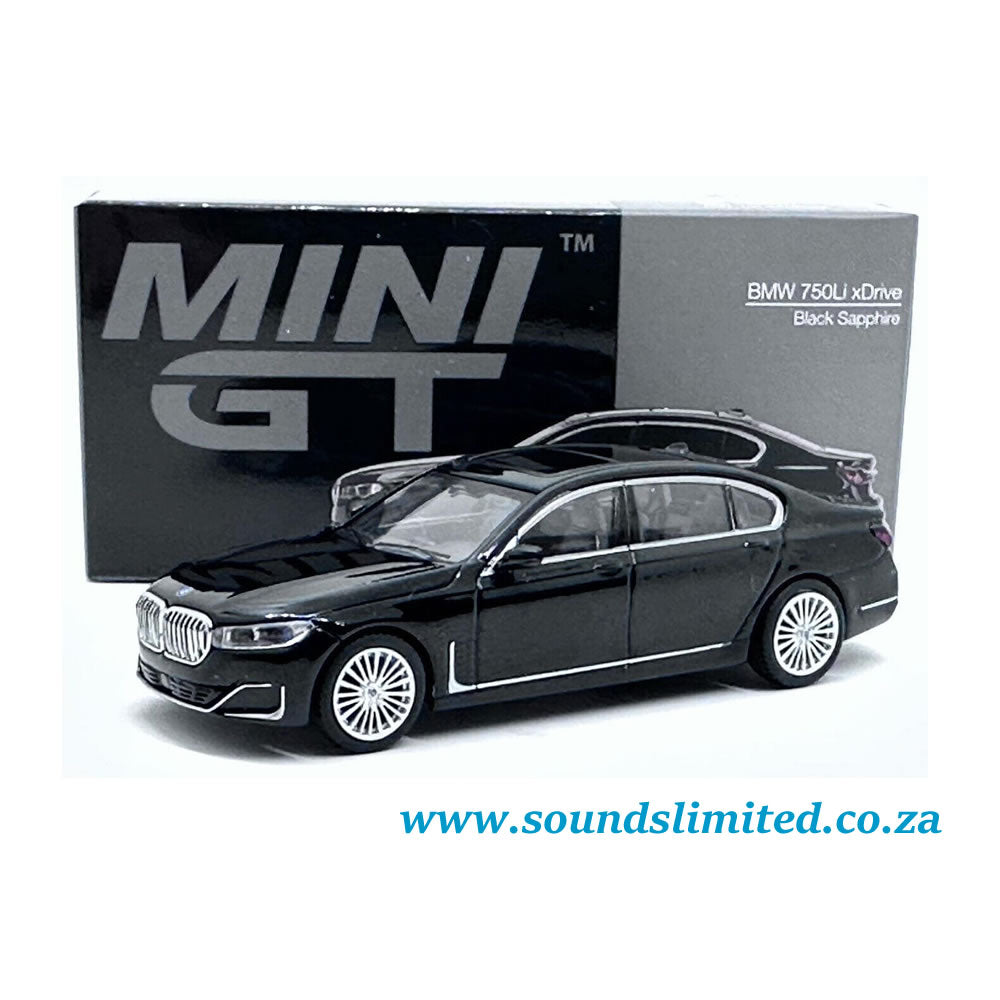 Mini GT 1/64 #436 BMW 750Li xDrive Black Sapphire