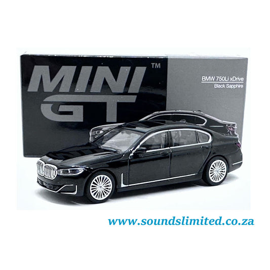 Mini GT 1/64 #436 BMW 750Li xDrive Black Sapphire