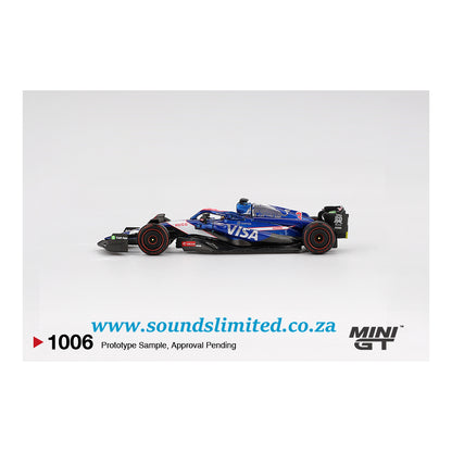 Mini GT #1006 RB VCARB 01 #3 Daniel Ricciardo 2024 F1 2024 Bahrain GP