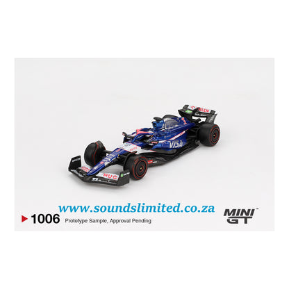 Mini GT #1006 RB VCARB 01 #3 Daniel Ricciardo 2024 F1 2024 Bahrain GP