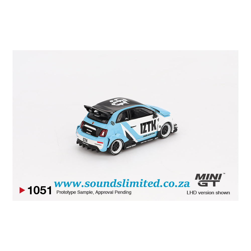 Mini GT #1051 Abarth 595 LB-WORKS x Abas Works IZTK