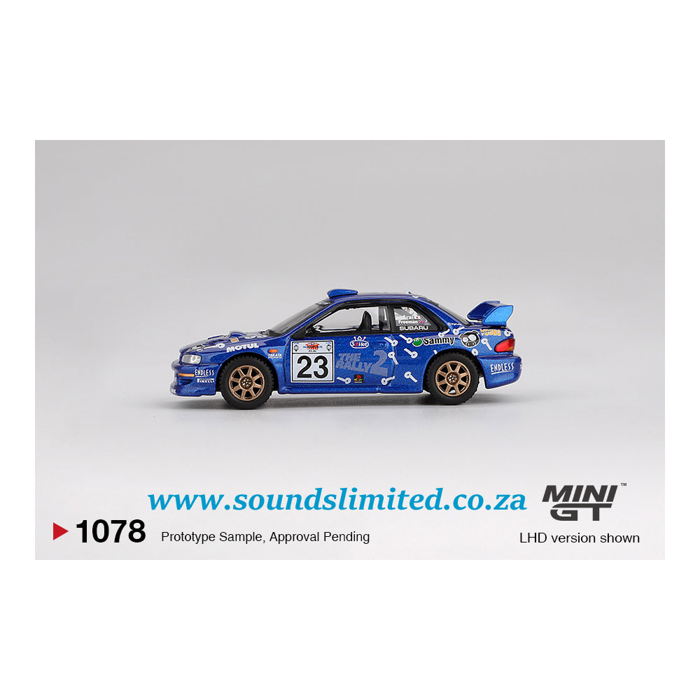 Mini GT #1078 Subaru Impreza WRC99 #23 2000 Acropolis Rally