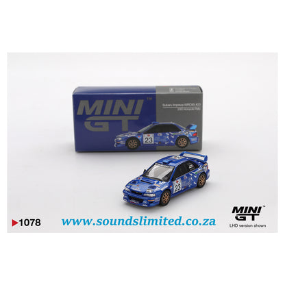 Mini GT #1078 Subaru Impreza WRC99 #23 2000 Acropolis Rally
