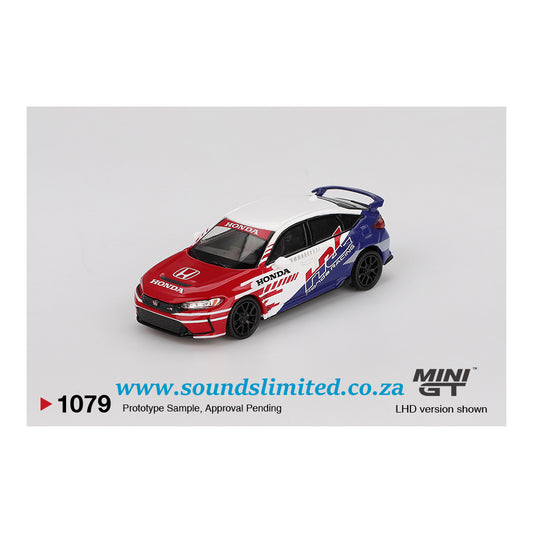 Mini GT #1079 Honda Civic TYPE R 2024 Pace Car HRC