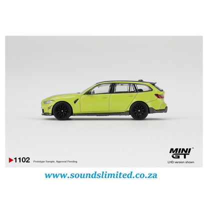 Mini GT #1102 BMW M3 M Performance Touring Sao Paulo Yellow