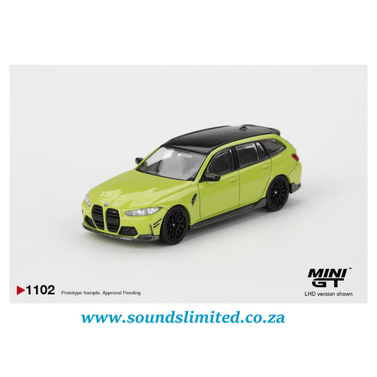Mini GT #1102 BMW M3 M Performance Touring Sao Paulo Yellow