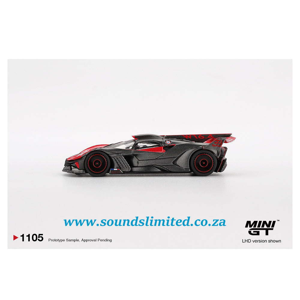 Mini GT #1105 Bugatti Bolide Red