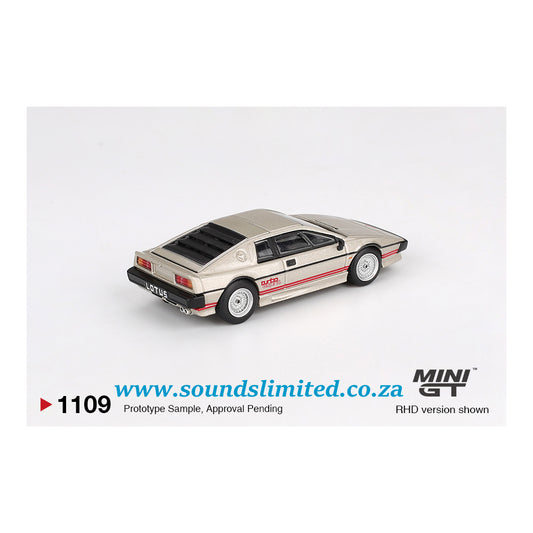 Mini GT #1109 Lotus Esprit Turbo Metallic Silver