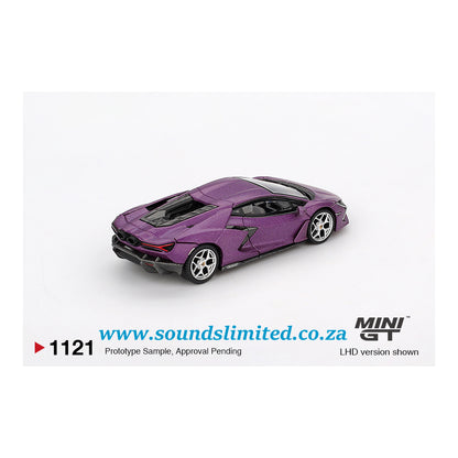 Mini GT #1121 Lamborghini Revuelto Viola 30th Matte