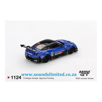 Mini GT #1124 LB-Silhouette WORKS GT NISSAN 35GT-RR Ver.2 Blue