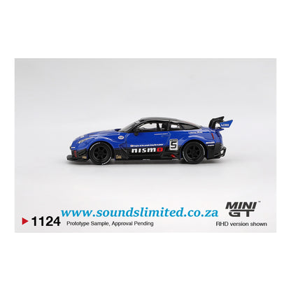 Mini GT #1124 LB-Silhouette WORKS GT NISSAN 35GT-RR Ver.2 Blue