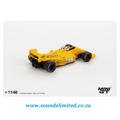 Mini GT #1148 Lotus 99T #11 Satoru Nakajima 1987 Monaco Grand Prix
