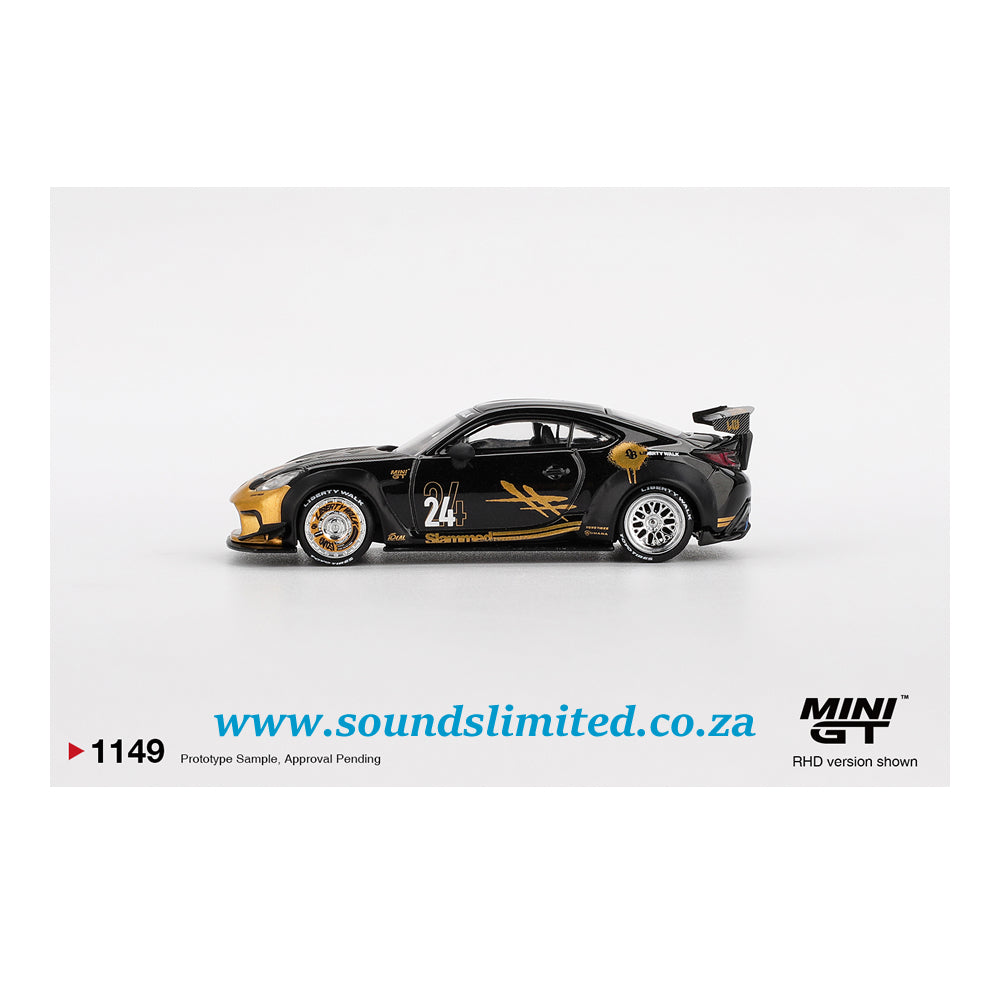 Mini GT #1149 Toyota GR86 LB★Nation Black / Gold