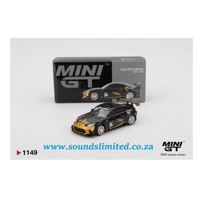 Mini GT #1149 Toyota GR86 LB★Nation Black / Gold