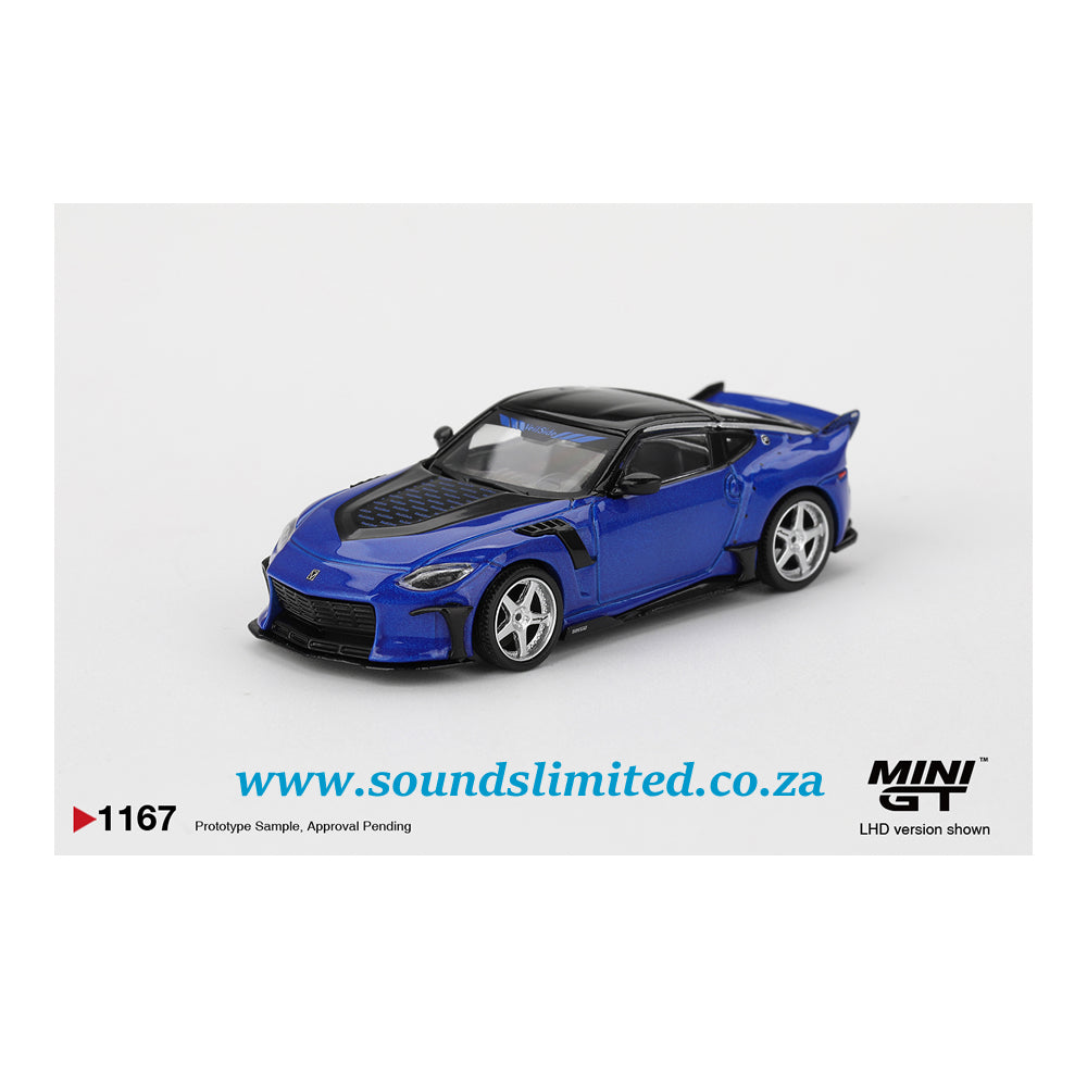 Mini GT #1167 Nissan Z VeilSide FFZ400 Seiran Blue