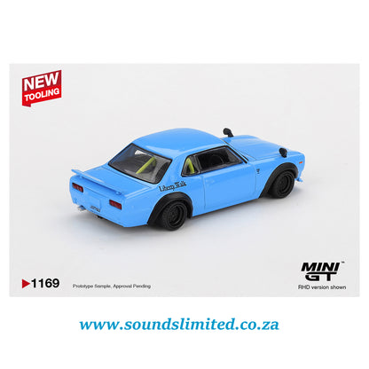 Mini GT  #1169 Nissan LB★Works HAKOSUKA Baby Blue