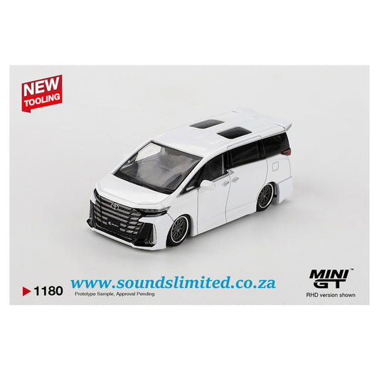 Mini GT #1180 Toyota Vellfire 40 KUHL White