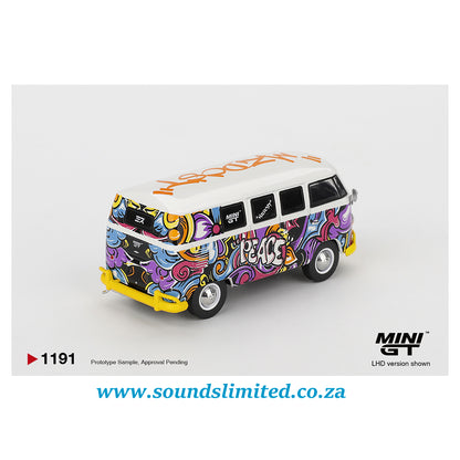 Mini GT #1191 Volkswagen T1 Microbus Mizu Design