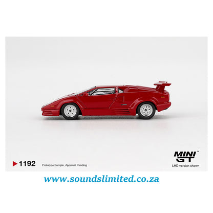 Mini GT #1192 Lamborghini Countach 25th Anniversary Red