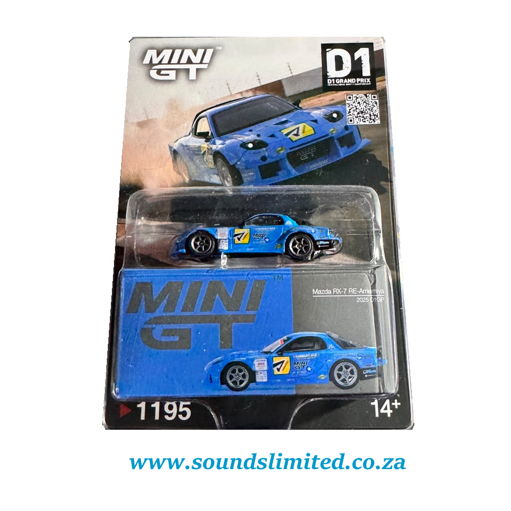 Mini GT #1195 Mazda RX-7 RE-Amemiya 2025 D1GP Blister