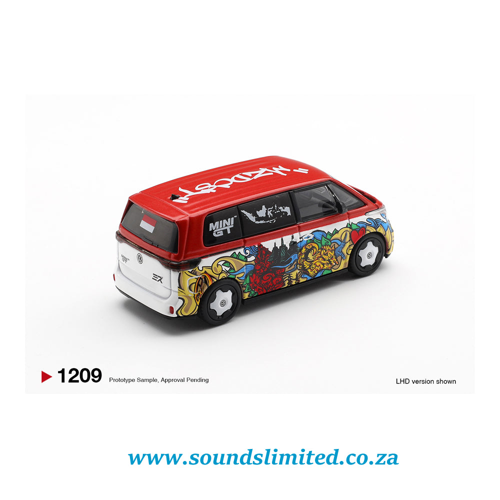 Mini GT #1209 Volkswagen ID. Buzz Mizu Design