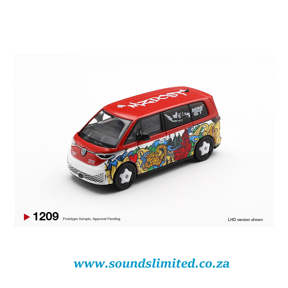 Mini GT #1209 Volkswagen ID. Buzz Mizu Design