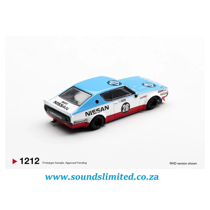 Mini GT #1212 Nissan Skyline Kenmeri Liberty Walk Nissan Racing ’75 concept