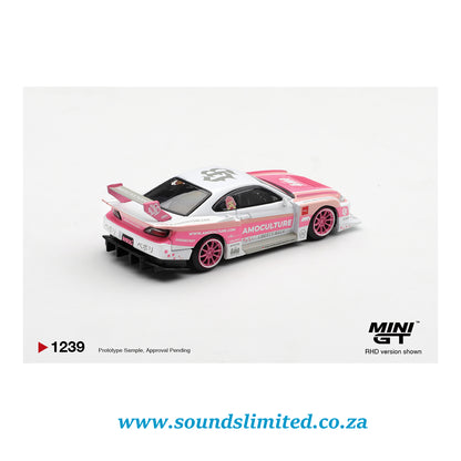 Mini GT #1239 Nissan SILVIA (S15) LB-Super Silhouette AMOCULTURE 2