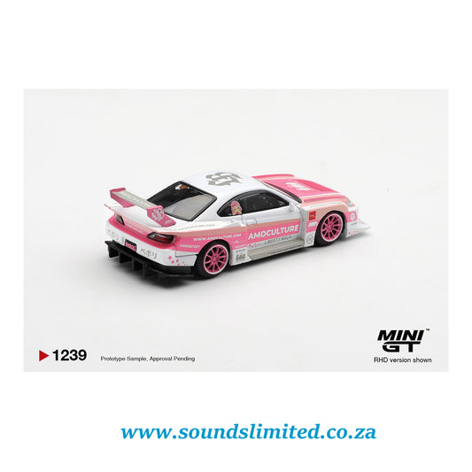 Mini GT #1239 Nissan SILVIA (S15) LB-Super Silhouette AMOCULTURE 2