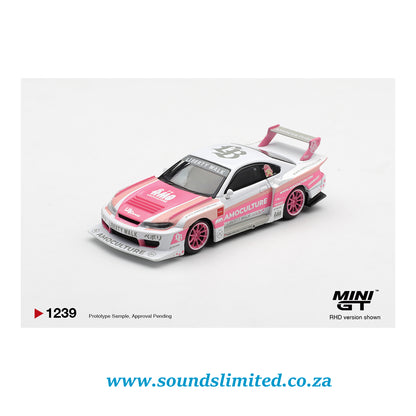 Mini GT #1239 Nissan SILVIA (S15) LB-Super Silhouette AMOCULTURE 2