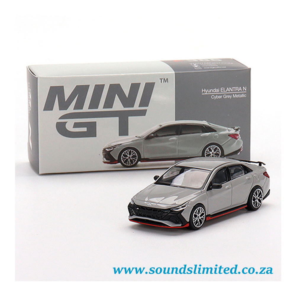 Mini GT #386 Hyundai Elantra N Cyber Grey Metallic