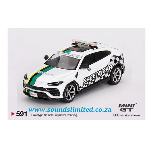 Mini GT #591 1/64 Lamborghini Urus 2022 Macau GP Official Safety Car (RHD)
