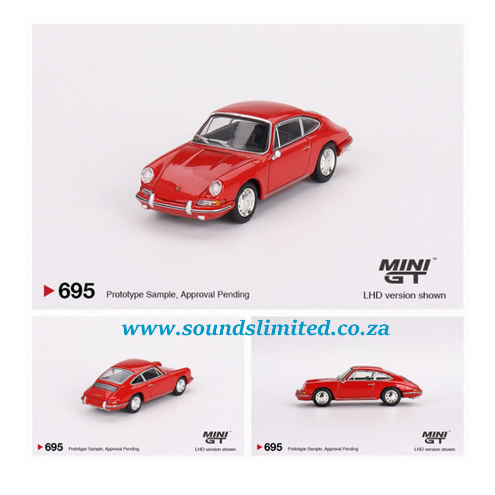 Mini GT #695 Porsche 901 1963 Signal Red