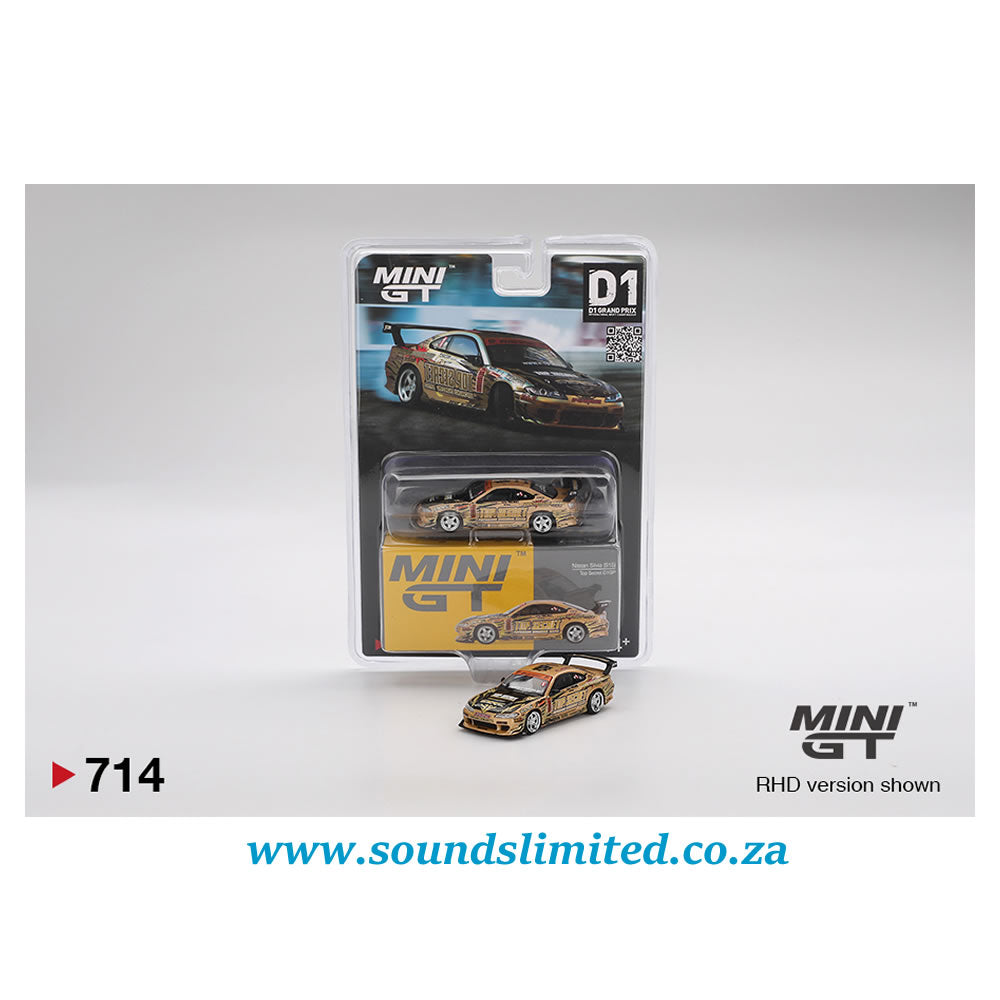 Mini GT #714 Nissan Silvia (S15) Top Secret D1GP