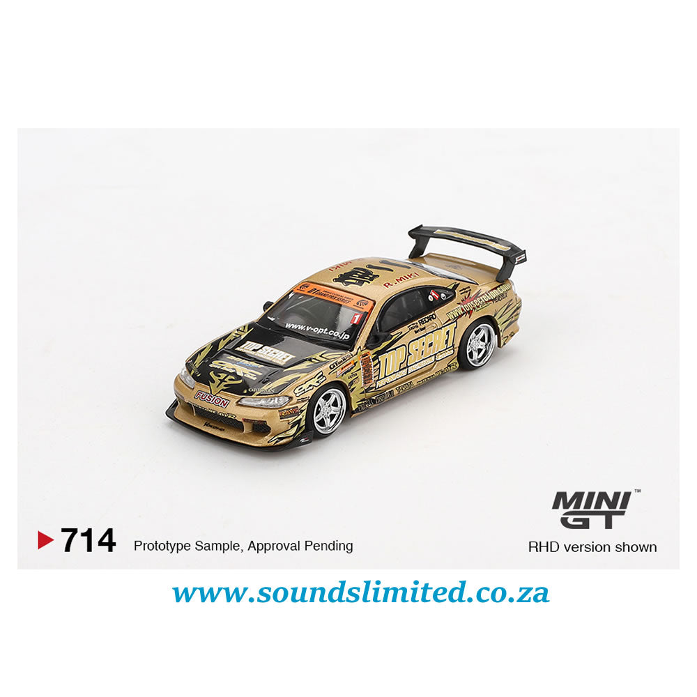 Mini GT #714 Nissan Silvia (S15) Top Secret D1GP