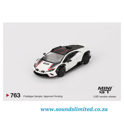 Mini GT #763 Lamborghini Huracán Sterrato Bianco Asopo