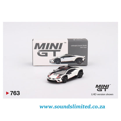 Mini GT #763 Lamborghini Huracán Sterrato Bianco Asopo