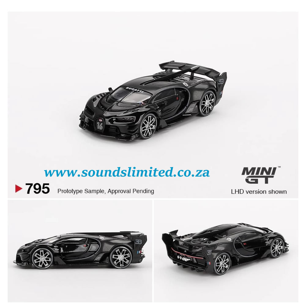 Mini GT #795 Bugatti Vision Gran Turismo Black