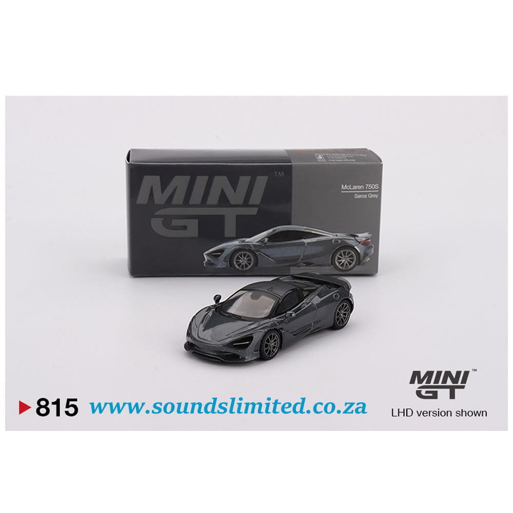 Mini GT #815 McLaren 750S Saros Grey